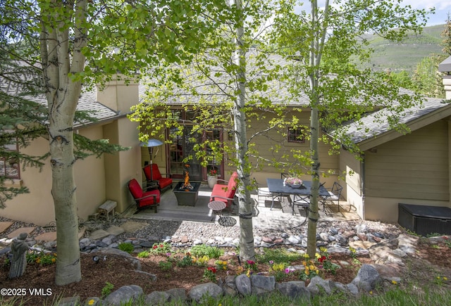 2241 Tahoe Dr, Vail, CO 81657 - view of yard with a patio area