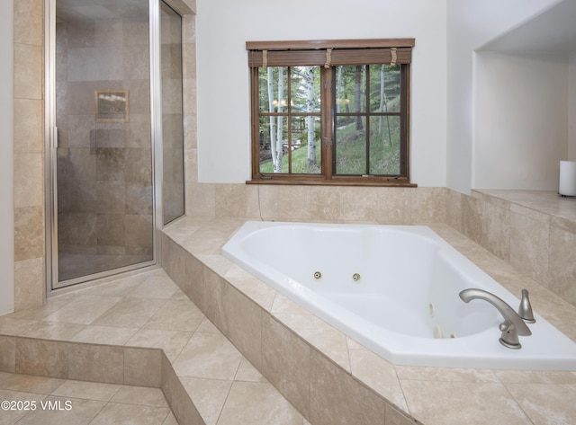 2241 Tahoe Dr, Vail, CO 81657 - full bathroom with a jetted tub and a stall shower