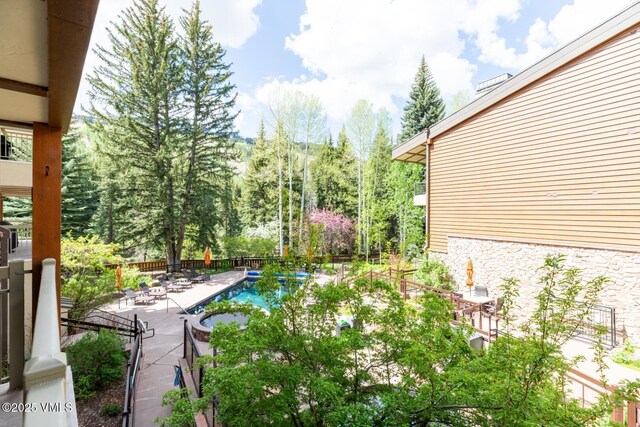 380 E Lionshead Cir Unit 160, Vail, CO 81657 - view of yard featuring a patio area