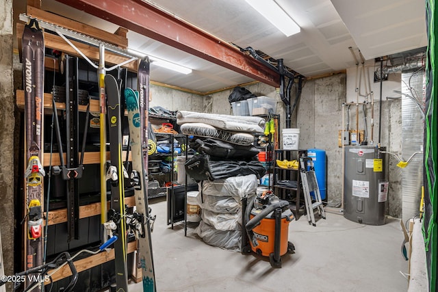 408 El Lobo Ln, Fairplay, CO 80440 - basement featuring electric water heater and a water pressure tank