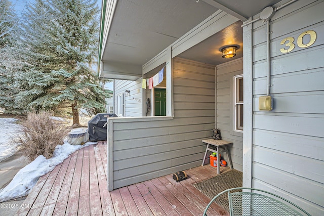 1000 Homestead Dr Unit 30, Edwards, CO 81632 - wooden terrace featuring area for grilling