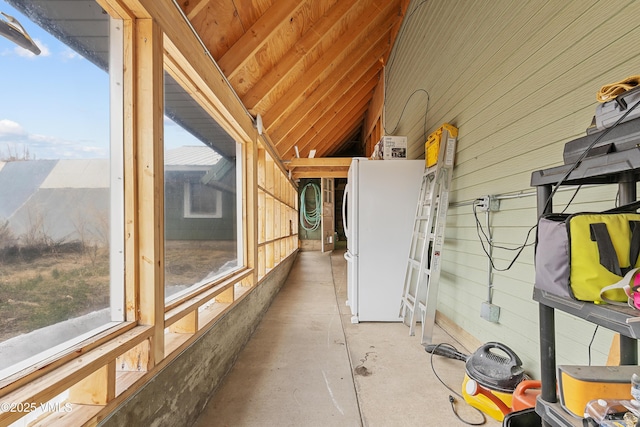 618 W Chestnut St, Leadville, CO 80461 - unfurnished sunroom featuring lofted ceiling and healthy amount of natural light