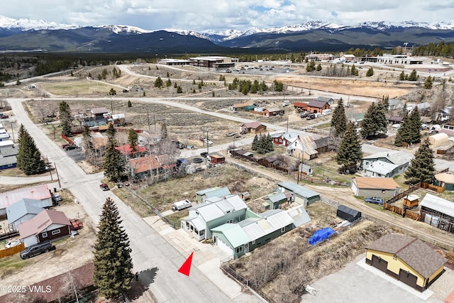 618 W Chestnut St, Leadville, CO 80461 - drone / aerial view of a mountain backdrop