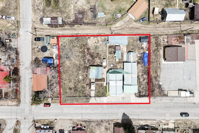 618 W Chestnut St, Leadville, CO 80461 - aerial map of property and surrounding area featuring property parcel outlined