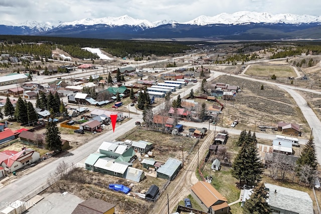 618 W Chestnut St, Leadville, CO 80461 - bird's eye view of a mountainous background