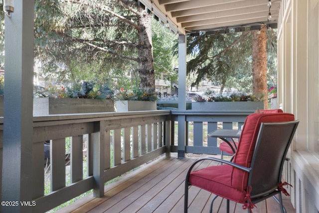 909 Red Sandstone Rd Unit B2, Vail, CO 81657 - view of wooden deck