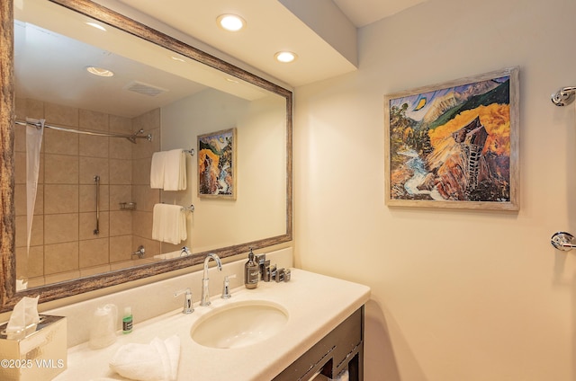 26 Avondale Ln Unit 502-H, Beaver Creek, CO 81620 - bathroom featuring vanity and recessed lighting