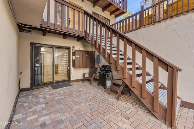 view of stairs