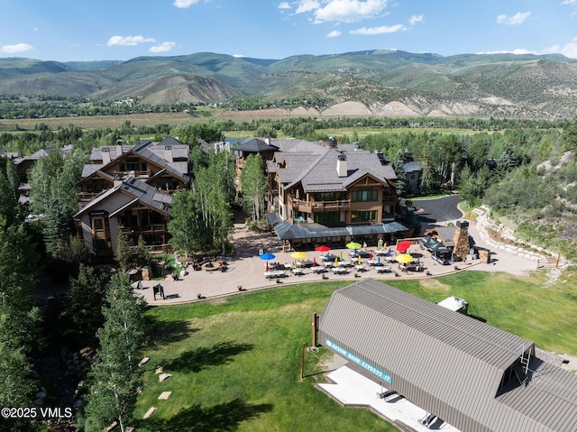 627 Sawatch Dr Unit 302, Edwards, CO 81632 - aerial view of property and surrounding area with a mountain backdrop
