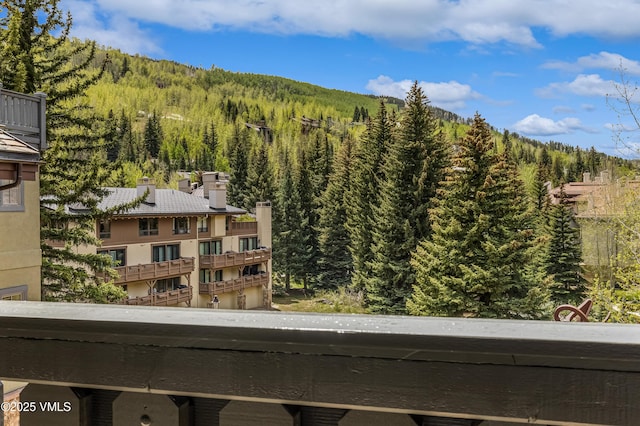 1 Willow Bridge Rd Unit 36, Vail, CO 81657 - view of mountain backdrop with a forest
