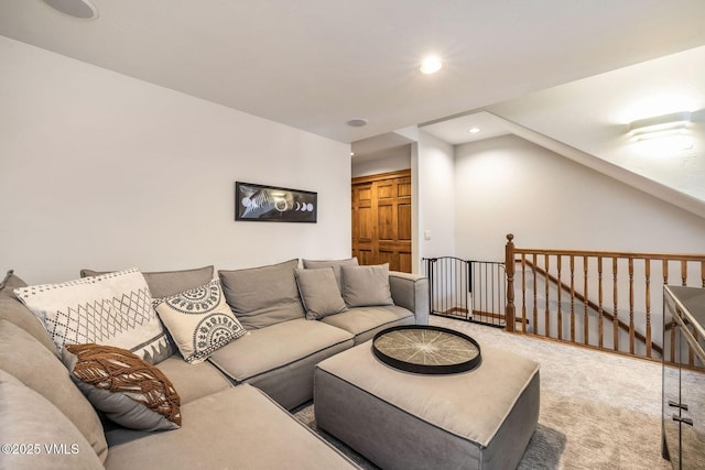 107 Lions Ln, Minturn, CO 81645 - living room with carpet floors and recessed lighting