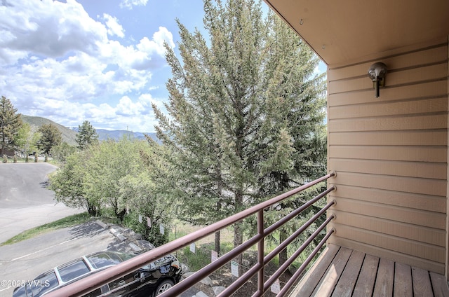 600 Nottingham Rd Unit 8, Avon, CO 81620 - balcony featuring a mountain view