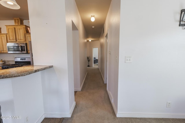 44 Salmon Loop, Gypsum, CO 81637 - hall featuring light colored carpet and baseboards