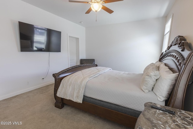 44 Salmon Loop, Gypsum, CO 81637 - carpeted bedroom featuring baseboards and ceiling fan