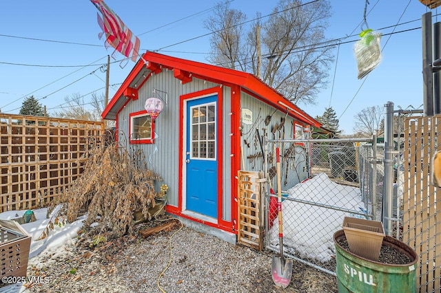 425 Howard St, Eagle, CO 81631 - view of outdoor structure featuring a gate