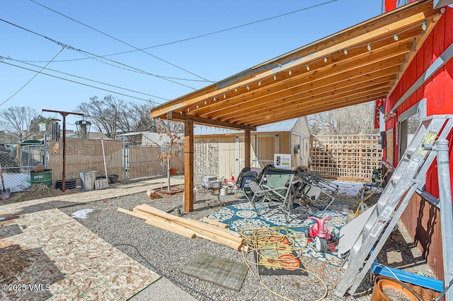 425 Howard St, Eagle, CO 81631 - view of patio featuring a gate