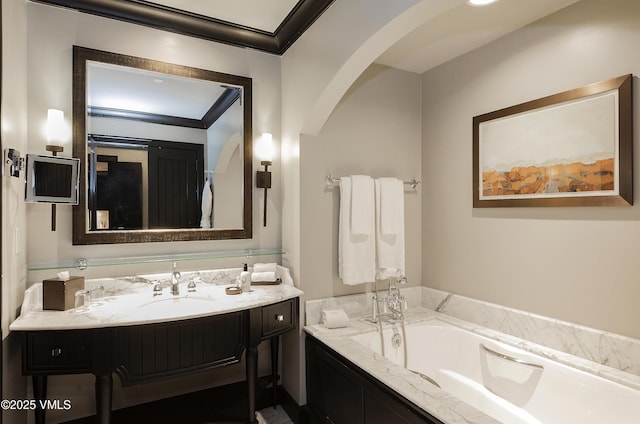 130 Daybreak Rdg Unit Hs640, Avon, CO 81620 - bathroom with vanity and a bath