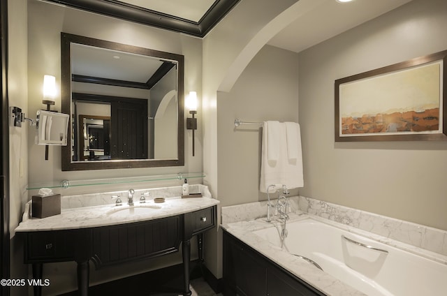130 Daybreak Rdg Unit Hs640, Avon, CO 81620 - bathroom featuring vanity and a bath