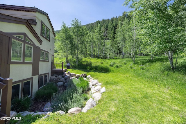 51 Hillside Ct W, Edwards, CO 81632 - view of yard with a wooded view