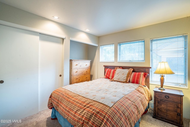 4031 Bighorn Rd Unit 9-H, Vail, CO 81657 - carpeted bedroom with a closet and recessed lighting