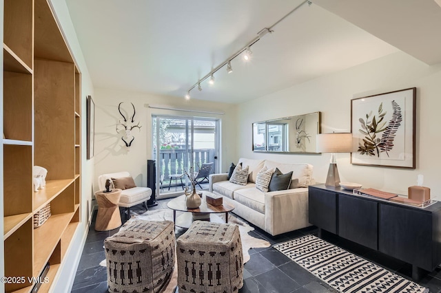 9 Vail Rd Unit 16, Vail, CO 81657 - living room featuring rail lighting