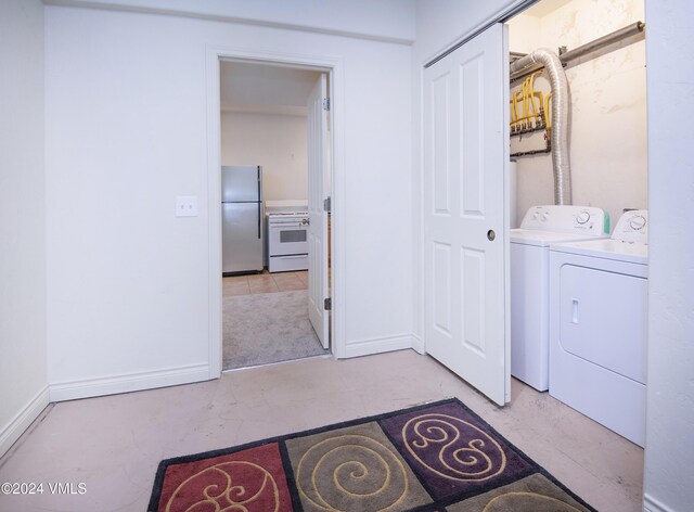 49 Bluffs Dr, Eagle, CO 81631 - clothes washing area with separate washer and dryer