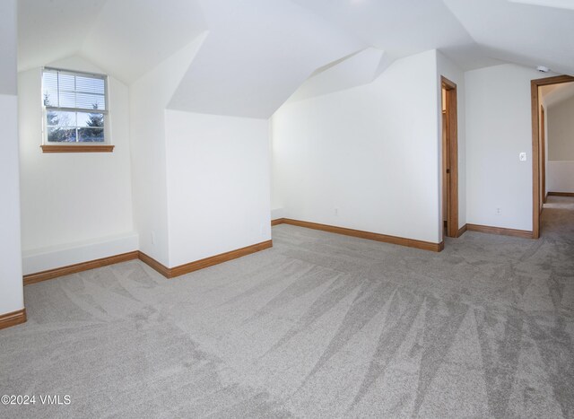 49 Bluffs Dr, Eagle, CO 81631 - bonus room featuring vaulted ceiling and light colored carpet