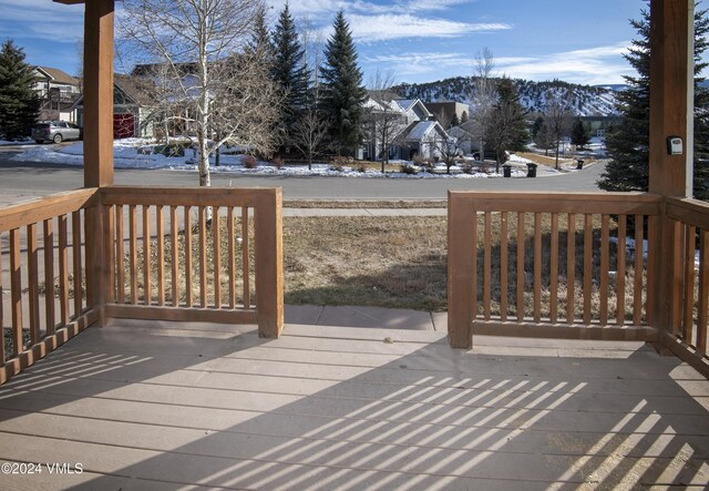 49 Bluffs Dr, Eagle, CO 81631 - view of snow covered deck