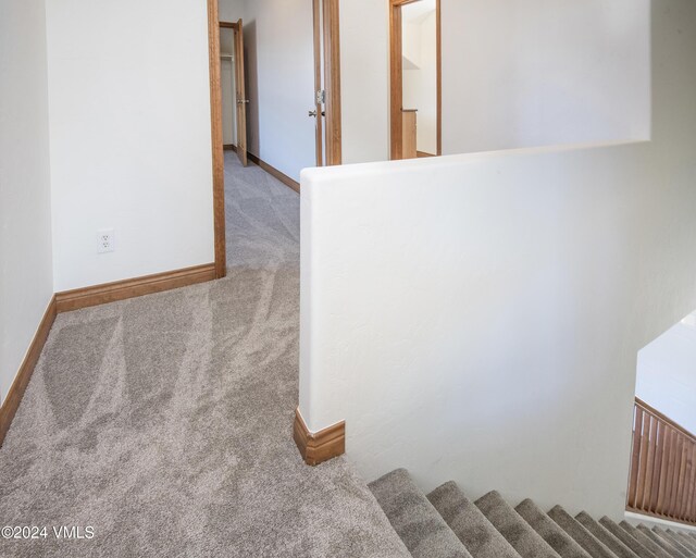49 Bluffs Dr, Eagle, CO 81631 - stairs featuring carpet floors