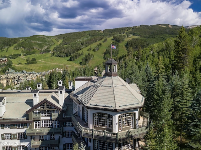 17 Chateau Ln Unit 501, Beaver Creek, CO 81620 - bird's eye view of a heavily wooded area and mountains