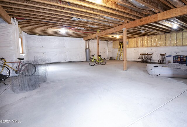 0017 Harvester Ct, Eagle, CO 81631 - unfinished basement featuring water heater