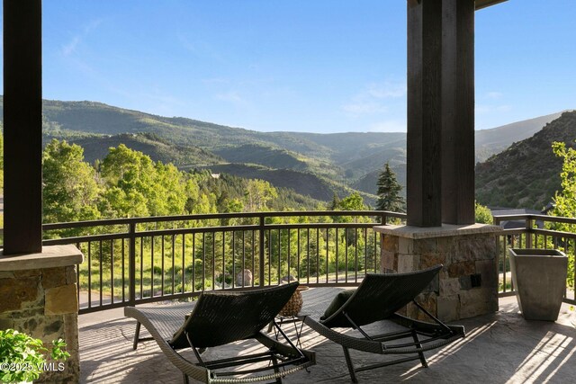 420 Little Andorra Rd, Edwards, CO 81632 - balcony featuring a mountain view