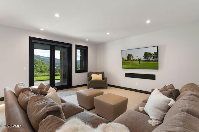 420 Little Andorra Rd, Edwards, CO 81632 - living area with light colored carpet and recessed lighting