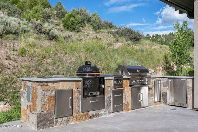 420 Little Andorra Rd, Edwards, CO 81632 - view of patio featuring an outdoor kitchen
