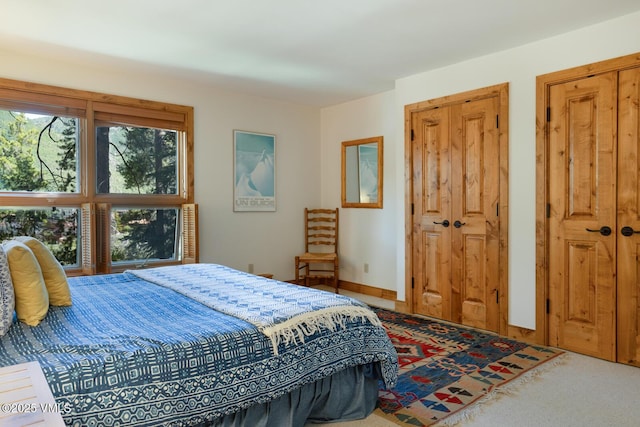 2111 Vermont Rd Unit A, Vail, CO 81657 - bedroom with carpet and two closets