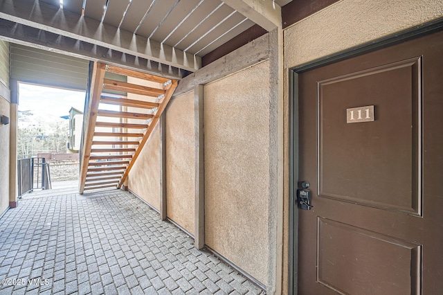 1023 Lions Ridge Loop Unit 111, Vail, CO 81657 - property entrance with stucco siding