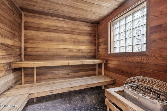 684 W Lionshead Cir Unit 302, Vail, CO 81657 - sauna / steam room featuring wooden walls