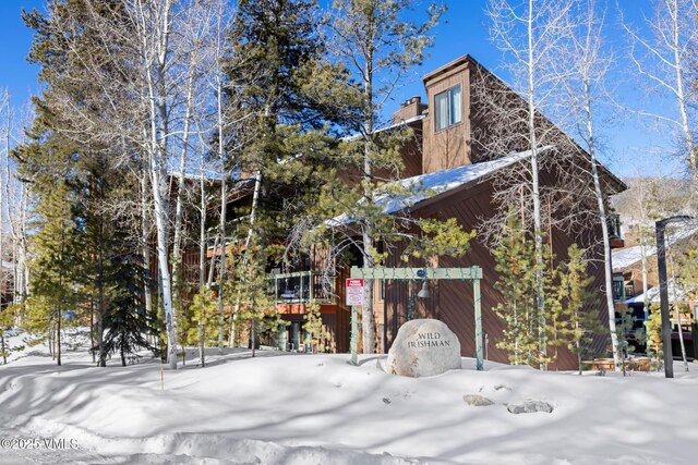 423 Wild Irishman Rd Unit 1008 1009, Keystone, CO 80435 - view of snow covered back of property