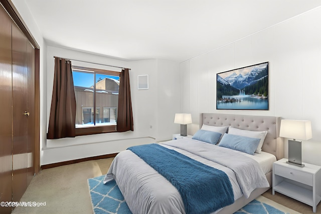 423 Wild Irishman Rd Unit 1008 1009, Keystone, CO 80435 - bedroom featuring carpet flooring and a closet