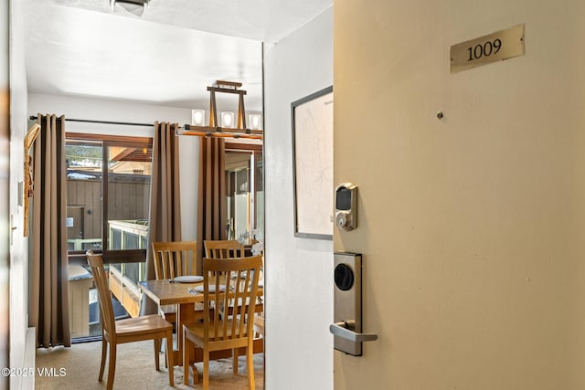 423 Wild Irishman Rd Unit 1008 1009, Keystone, CO 80435 - dining area featuring carpet flooring