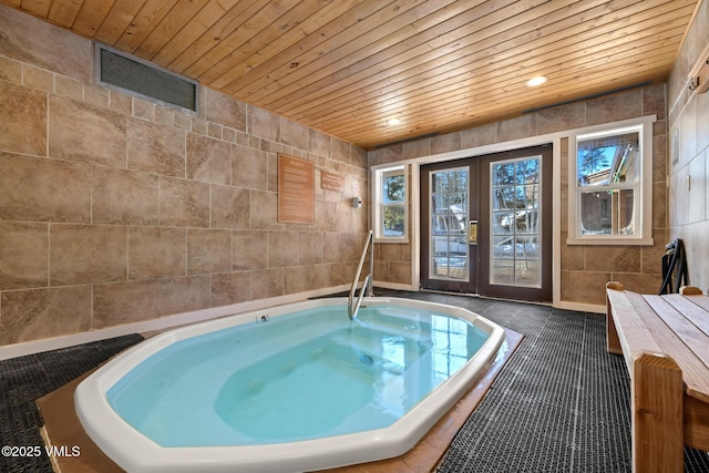 423 Wild Irishman Rd Unit 1008 1009, Keystone, CO 80435 - view of pool with a hot tub and french doors