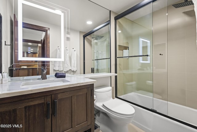 1100 N Frontage Rd W Unit 2504, Vail, CO 81657 - bathroom featuring bath / shower combo with glass door and vanity