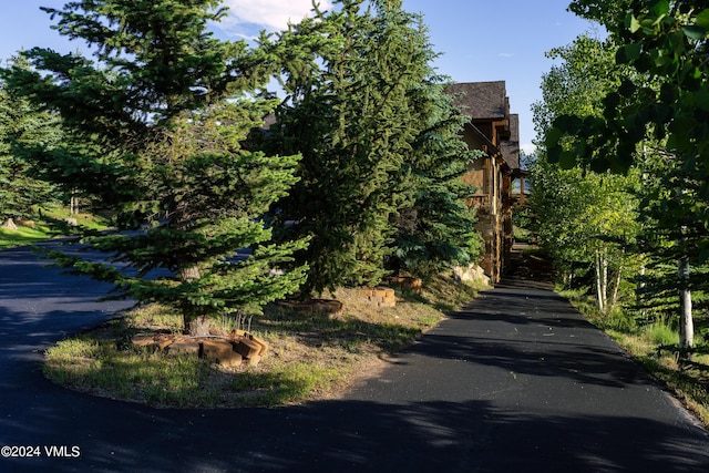 view of road