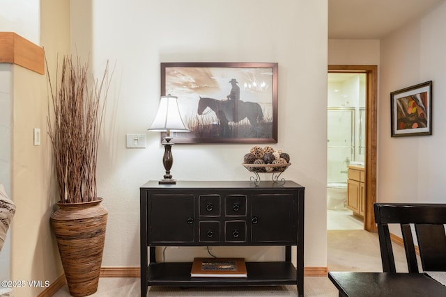 627 Sawatch Dr Unit 105, Edwards, CO 81632 - detailed view of baseboards and carpet floors