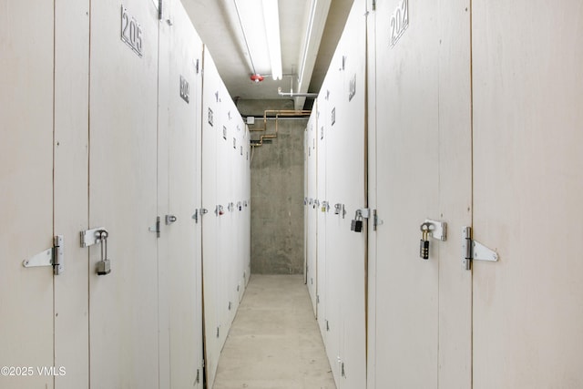 103 Willow Pl Unit 203, Vail, CO 81657 - corridor with unfinished concrete floors