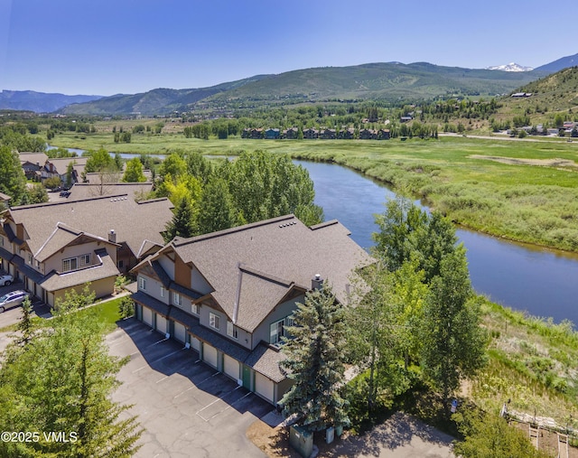 205 Crazy Horse Pt Unit 205, Edwards, CO 81632 - drone / aerial view of a water and mountain view