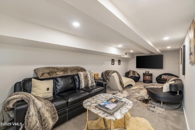 5780 Wildridge Rd E Unit A, Avon, CO 81620 - living area with carpet flooring and recessed lighting