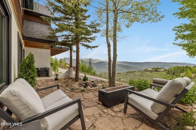 5780 Wildridge Rd E Unit A, Avon, CO 81620 - view of patio featuring a mountain view