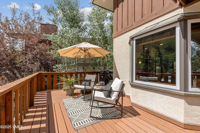 4254 Columbine Way Unit 9, Vail, CO 81657 - view of wooden terrace