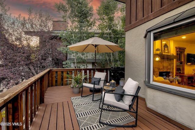 4254 Columbine Way Unit 9, Vail, CO 81657 - view of wooden terrace
